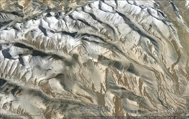 Wish you where here? The remote region of Ladakh, India, containing Cha Ri
